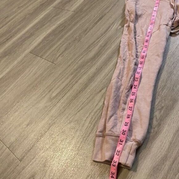 Kendall & Kylie womens pink cotton lounge pants elastic waist tapered leg sz med - Picture 6 of 8